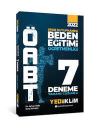 Yediiklim Yayınları - Yediiklim Yayınları 2022 ÖABT Beden Eğitimi Öğretmenliği Spor Kütüphanesi Tamamı Çözümlü 7 Deneme