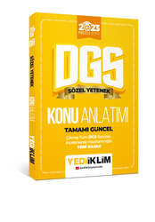 Yediiklim Yayınları - Yediiklim Yayınları 2023 Prestij Serisi Dgs Sözel Yetenek Konu Anlatımı