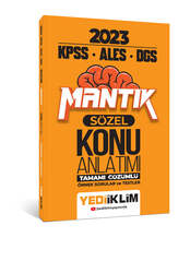 Yediiklim Yayınları - Yediiklim Yayınları 2023 KPSS-ALES-DGS Sözel Mantık Konu Anlatımı