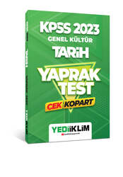 Yediiklim Yayınları - Yediiklim Yayınları 2023 KPSS Genel Kültür Tarih Çek Kopart Yaprak Test