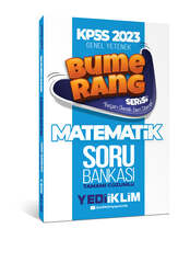 Yediiklim Yayınları - Yediiklim Yayınları 2023 KPSS Genel Yetenek Bumerang Matematik Tamamı Çözümlü Soru Bankası