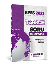 Yediiklim Yayınları - Yediiklim Yayınları 2023 KPSS Genel Yetenek Türkçe Soru Dünyası