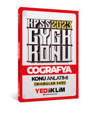 Yediiklim Yayınları - Yediiklim Yayınları 2023 KPSS Genel Kültür Coğrafya Konu Anlatımı (Modüler Set İçerisindeki)