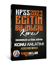 Yediiklim Yayınları - Yediiklim Yayınları 2023 KPSS Eğitim Bilimleri Rehberlik ve Özel Eğitim Konu Anlatımı (Modüler Set İçerisindeki)