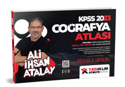 Yediiklim Yayınları - Yediiklim Yayınları 2023 KPSS Atölye Serisi Haritalar ve Grafiklerle Coğrafya Atlası