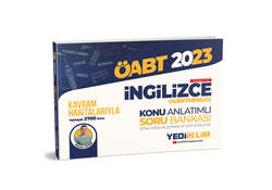 Yediiklim Yayınları - Yediiklim Yayınları 2023 ÖABT İngilizce Öğretmenliği Kavram Haritalarıyla Konu Anlatımlı Soru Bankası