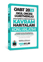 Yediiklim Yayınları - Yediiklim Yayınları 2023 ÖABT Okul Öncesi Öğretmenliği Kavram Haritalarıyla Konu Anlatımı