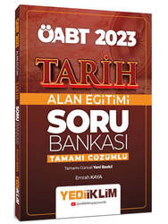 Yediiklim Yayınları - Yediiklim Yayınları 2023 ÖABT Tarih Alan Eğitimi Tamamı Çözümlü Soru Bankası