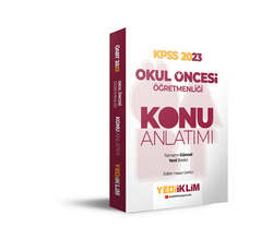 Yediiklim Yayınları - Yediiklim Yayınları 2023 ÖABT Okul Öncesi Öğretmenliği Konu Anlatımı