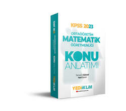 Yediiklim Yayınları - Yediiklim Yayınları 2023 ÖABT Ortaöğretim Matematik Öğretmenliği Konu Anlatımı