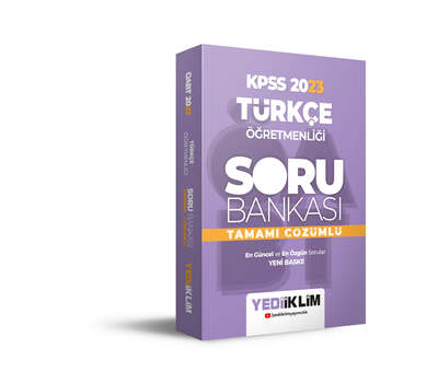 Yediiklim Yayınları 2023 ÖABT Türkçe Öğretmenliği Tamamı Çözümlü Soru Bankası - 1