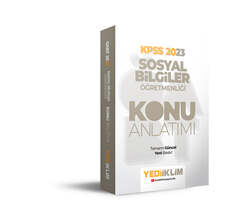Yediiklim Yayınları - Yediiklim Yayınları 2023 ÖABT Sosyal Bilgiler Öğretmenliği Konu Anlatımı