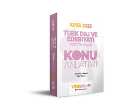 Yediiklim Yayınları - Yediiklim Yayınları 2023 ÖABT Türk Dili ve Edebiyatı Öğretmenliği Konu Anlatımı