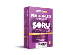 Yediiklim Yayınları - Yediiklim Yayınları 2023 ÖABT Fen Bilimleri Öğretmenliği Tamamı Çözümlü Soru Bankası Seti (2 Cilt)