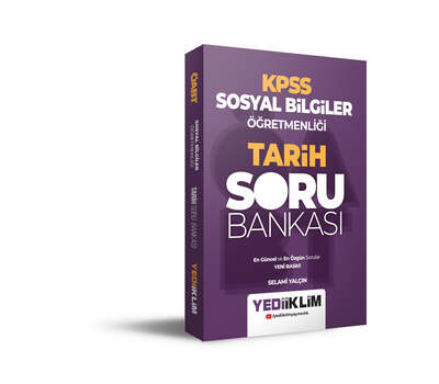 Yediiklim Yayınları ÖABT Sosyal Bilgiler Öğretmenliği Tarih Tamamı Çözümlü Soru Bankası - 1