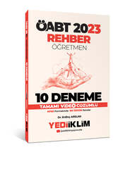 Yediiklim Yayınları - Yediiklim Yayınları 2023 ÖABT Rehber Öğretmen Tamamı Video Çözümlü 10 Deneme