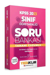 Yediiklim Yayınları - Yediiklim Yayınları 2023 KPSS ÖABT Sınıf Öğretmenliği Tamamı Çözümlü Soru Bankası