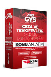 Yediiklim Yayınları 2023 GYS Adalet Bakanlığı Ceza ve Tevkifevleri Genel Müdürlüğü Konu Anlatımı - Yediiklim Yayınları