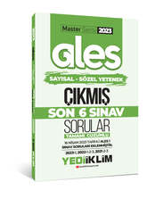 Yediiklim Yayınları - Yediiklim Yayınları 2023 ALES Sayısal-Sözel Yetenek Çıkmış Son 6 Sınav Tamamı Çözümlü (ALES-1 Dahil)