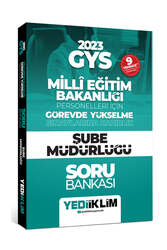 Yediiklim Yayınları - Yediiklim Yayınları 2023 GYS Millî Eğitim Bakanlığı Personelleri İçin Görevde Yükselme Sınavlarına Hazırlık Şube Müdürlüğü Soru Bankası
