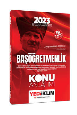 Yediiklim Yayınları 2023 T.C. Millî Eğitim Bakanlığı Başöğretmenlik Konu Anlatımı - 1