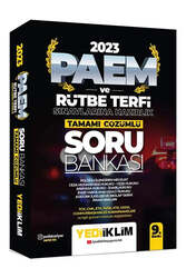 Yediiklim Yayınları 2023 PAEM ve Rütbe Terfi Sınavlarına Hazırlık Tamamı Çözümlü Soru Bankası - Yediiklim Yayınları