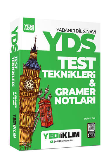 Yediiklim Yayınları YDS-YÖKDİL Test Teknikleri ve Gramer Notları - 1