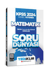 Yediiklim Yayınları KPSS 2024 Genel Yetenek Matematik Soru Dünyası - Yediiklim Yayınları