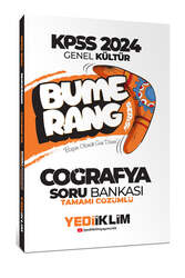 Yediiklim Yayınları 2024 KPSS Genel Kültür Bumerang Coğrafya Tamamı Çözümlü Soru Bankası - Yediiklim Yayınları