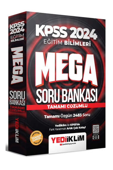 Yediiklim Yayınları 2024 KPSS Eğitim Bilimleri Mega Tamamı Çözümlü Soru Bankası - 1