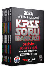 Yediiklim Yayınları 2024 KPSS Eğitim Bilimleri Tamamı Çözümlü Soru Bankası Modüler Set - Yediiklim Yayınları