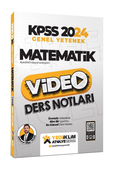 Yediiklim Yayınları 2024 Kpss Atölye Serisi Matematik Video Ders Notları - 1