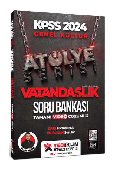 Yediiklim Yayınları 2024 KPSS Atölye Serisi Vatandaşlık Tamamı Video Çözümlü Soru Bankası - 1