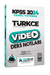 Yediiklim Yayınları 2024 KPSS Atölye Serisi Türkçe Video Ders Notları - Yediiklim Yayınları