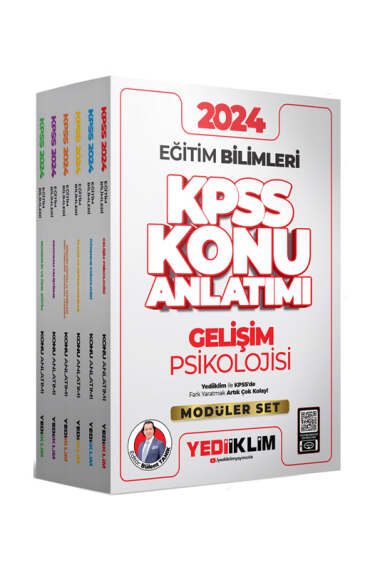 Yediiklim Yayınları 2024 KPSS Eğitim Bilimleri Konu Anlatımlı Modüler Set - 1