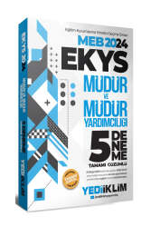 Yediiklim Yayınları 2024 MEB EKYS Müdür Ve Müdür Yardımcılığı Tamamı Çözümlü 5 Deneme - Yediiklim Yayınları