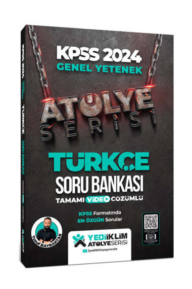 Yediiklim Yayınları 2024 Kpss Atölye Serisi Türkçe Tamamı Video Çözümlü Soru Bankası - 1