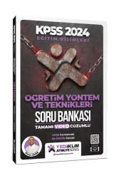 Yediiklim Yayınları 2024 Eğitim Bilimleri Atölye Serisi Öğretim Yöntem Ve Teknikleri Tamamı Video Çözümlü Soru Bankası - Yediiklim Yayınları