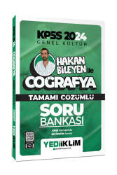 Yediiklim Yayınları 2024 Kpss Hakan Bileyen ile Coğrafya Tamamı Çözümlü Soru Bankası - Yediiklim Yayınları