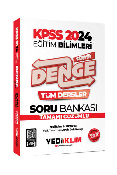 Yediiklim Yayınları 2024 KPSS Eğitim Bilimleri Denge Serisi Tamamı Çözümlü Tüm Dersler Soru Bankası - 1