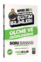 Yediiklim Yayınları 2024 KPSS Cüney İltuş İle Eğitim Bilimleri Ölçme ve Değerlendirme Tamamı Çözümlü Soru Bankası - Yediiklim Yayınları