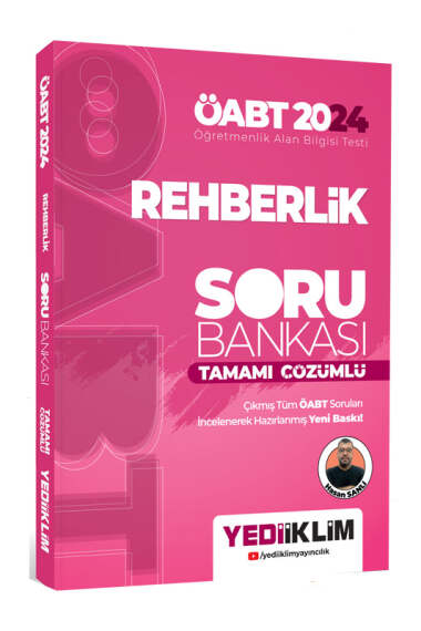 Yediiklim Yayınları 2024 ÖABT Rehberlik Tamamı Çözümlü Soru Bankası - 1