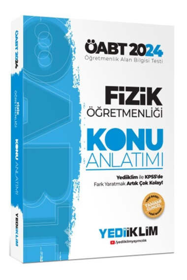 Yediiklim Yayınları 2024 ÖABT Fizik Öğretmenliği Konu Anlatımı - 1