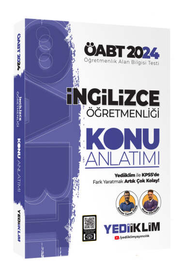 Yediiklim Yayınları 2024 ÖABT İngilizce Konu Anlatımı - 1