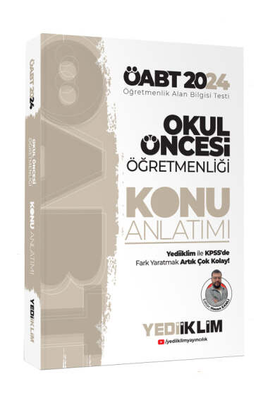 Yediiklim Yayınları 2024 ÖABT Okul Öncesi Öğretmenliği Konu Anlatımı - 1