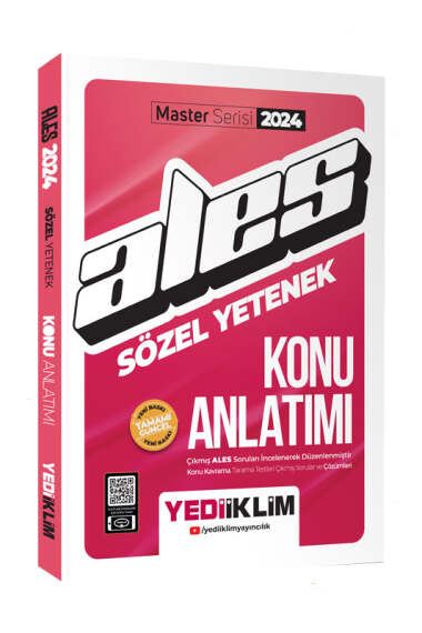 Yediiklim Yayınları 2024 ALES Sözel Yetenek Konu Anlatımı - 1