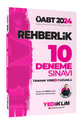 Yediiklim Yayınları 2024 ÖABT Rehberlik Tamamı Video Çözümlü 10 Deneme Sınavı - Yediiklim Yayınları