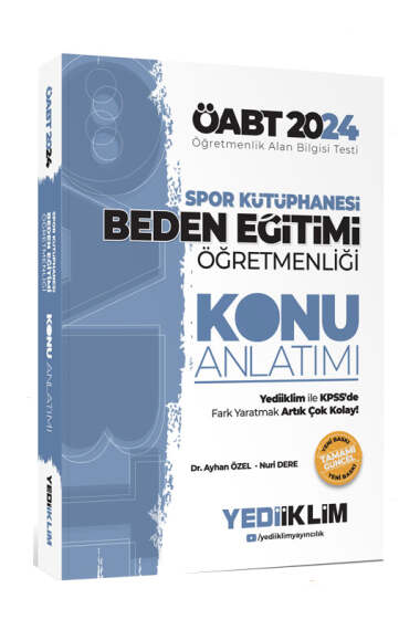 Yediiklim Yayınları 2024 ÖABT Spor Kütüphanesi Beden Eğitimi Öğretmenliği Konu Anlatımı - 1