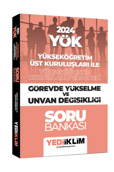 Yediiklim Yayınları 2024 YÖK Görevde Yükselme ve Unvan Değişikliği Soru Bankası  - 1