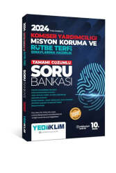 Yediiklim Yayınları 2024 Polis Meslek İçi Komiser Yardımcılığı Misyon Koruma ve Rütbe Terfi Sınavlarına Hazırlık Tamamı Çözümlü - Yediiklim Yayınları